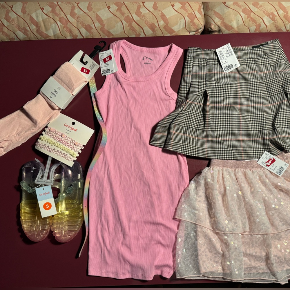 ✨ Kids (Girls) Bundle Size 8 Clothing + Size 3 Shoes | New w/ Tags